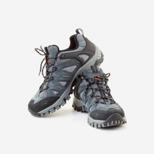 Blue work shoes